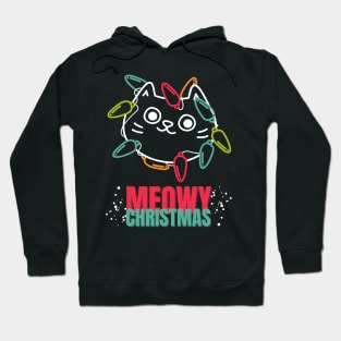 Christmas Cat Meowy Christmas Hoodie